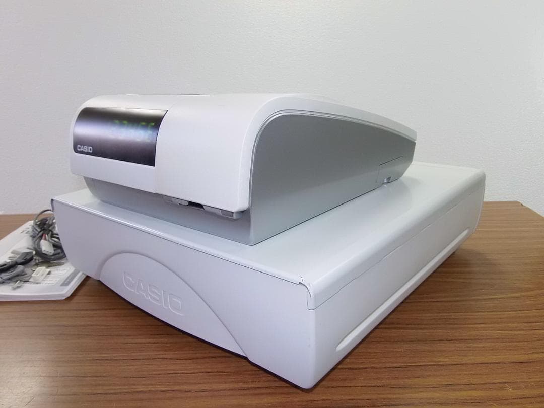 CASIO TE-340-WE レジスターかなめくり機能レジスター4170320