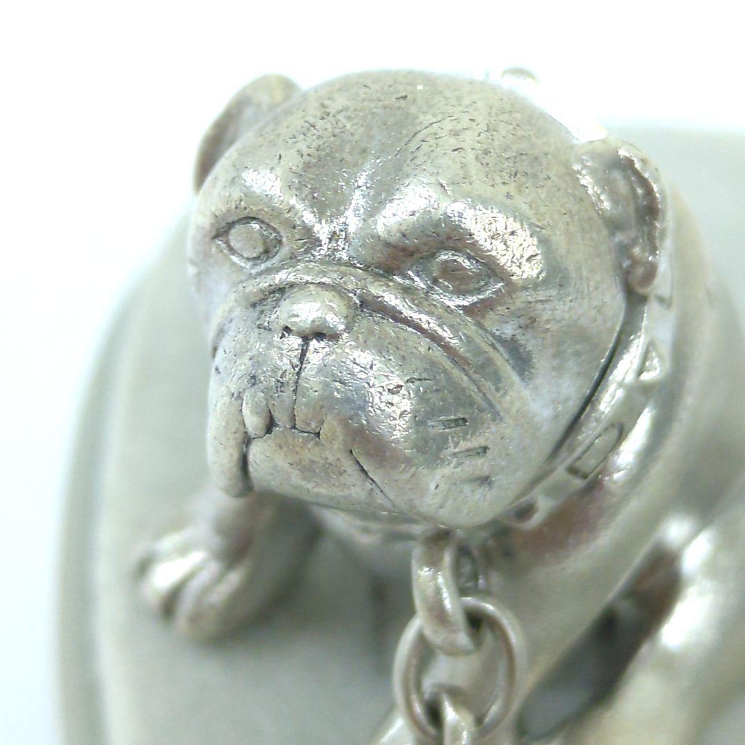 ダンヒル ブルドッグ キーホルダー キーリング シルバー925