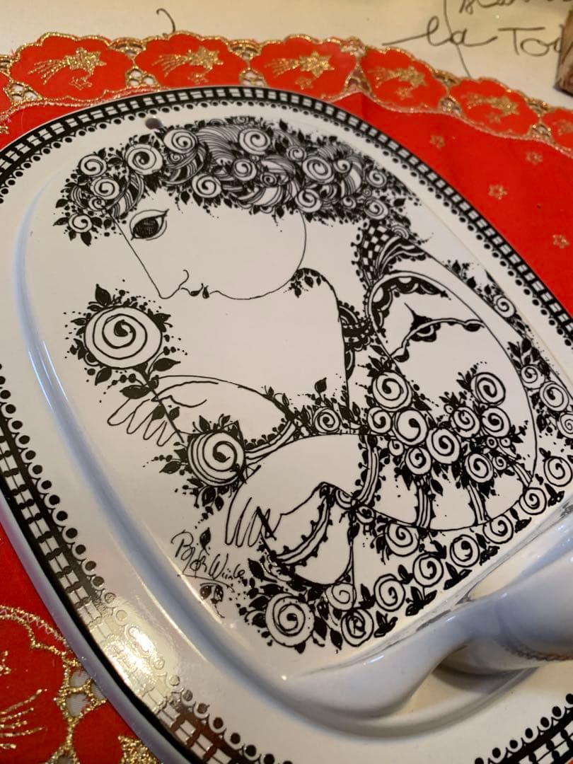 ビヨンヴィンブラッド　ビンテージのローゼンタール社のロウソク立て壁掛けプレート！