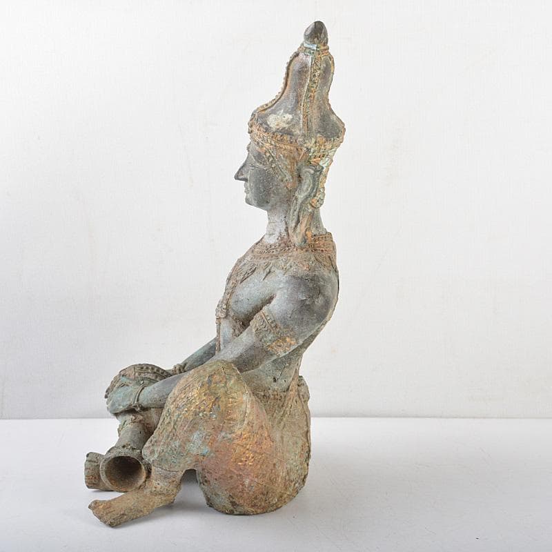 仏教美術　古銅青銅　チベット仏　仏像　置物　C　R6026