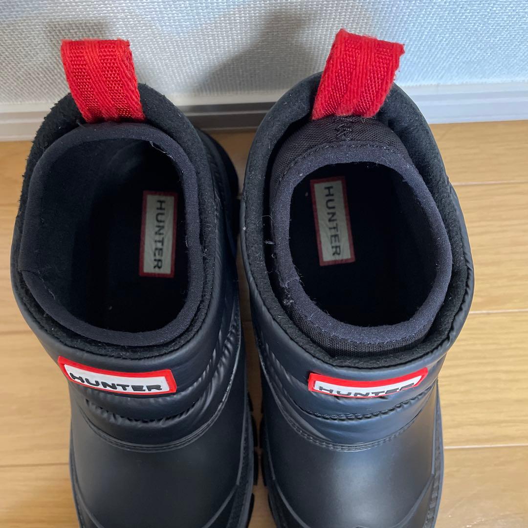 HUNTER ショートスノーブーツ 22cm
