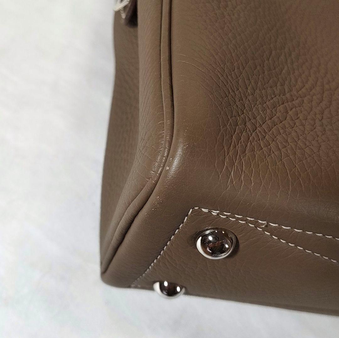 Hermes エルメス　ヴィクトリア　12H　エトゥープ　ビジネスバッグ