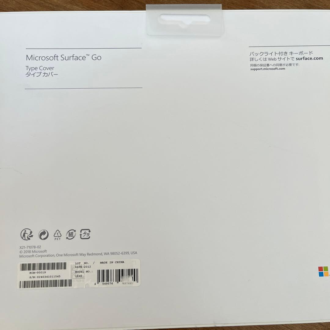 Microsoft Surface Go タイプ カバー KCM-00019 …
