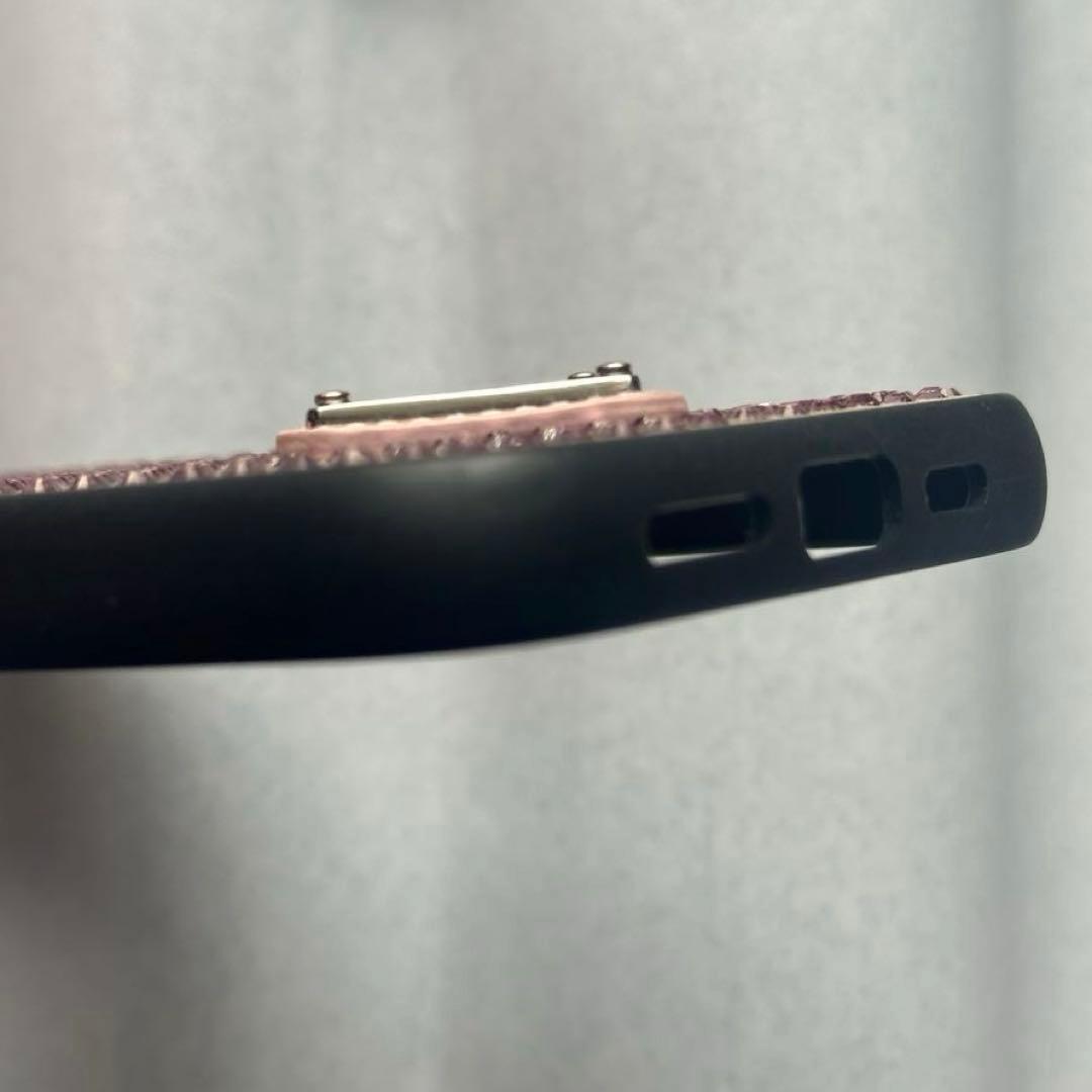 PRADA ラインストーン ピンク iPhone 14pro ケース