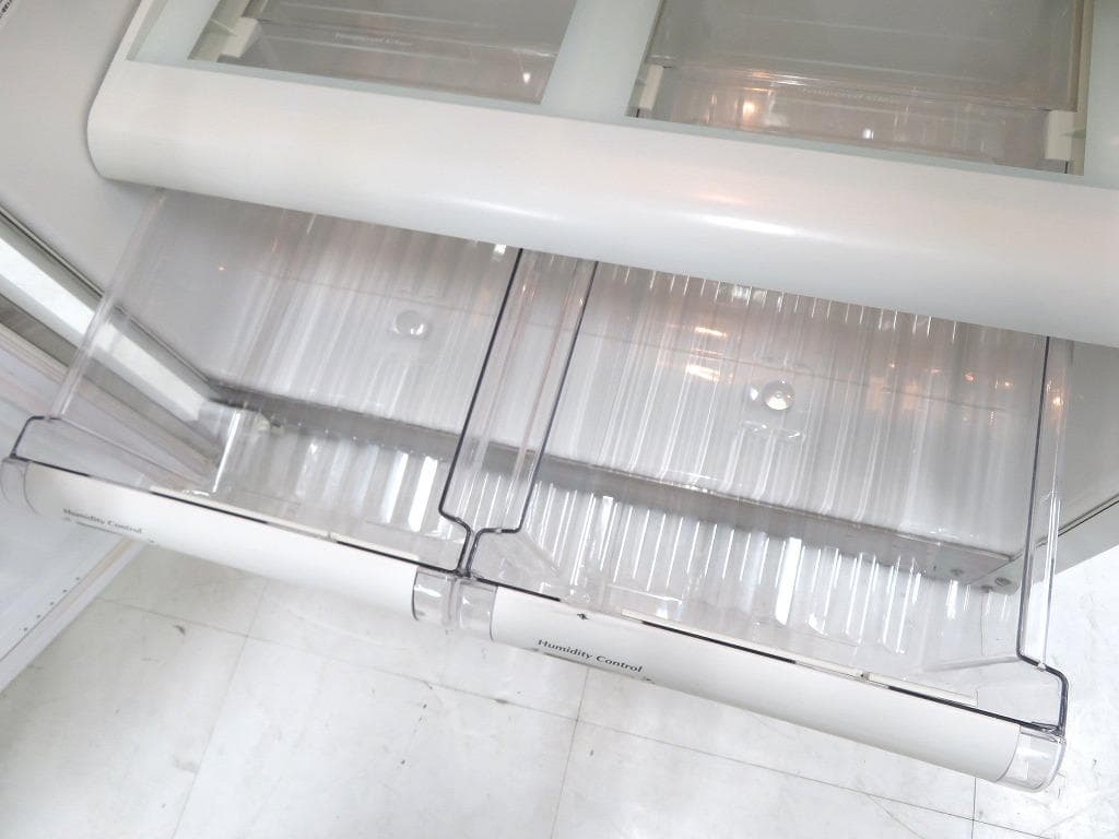 美品　GE　ステンレス　2ドア　大型　冷凍庫　冷蔵庫　モダン　高級