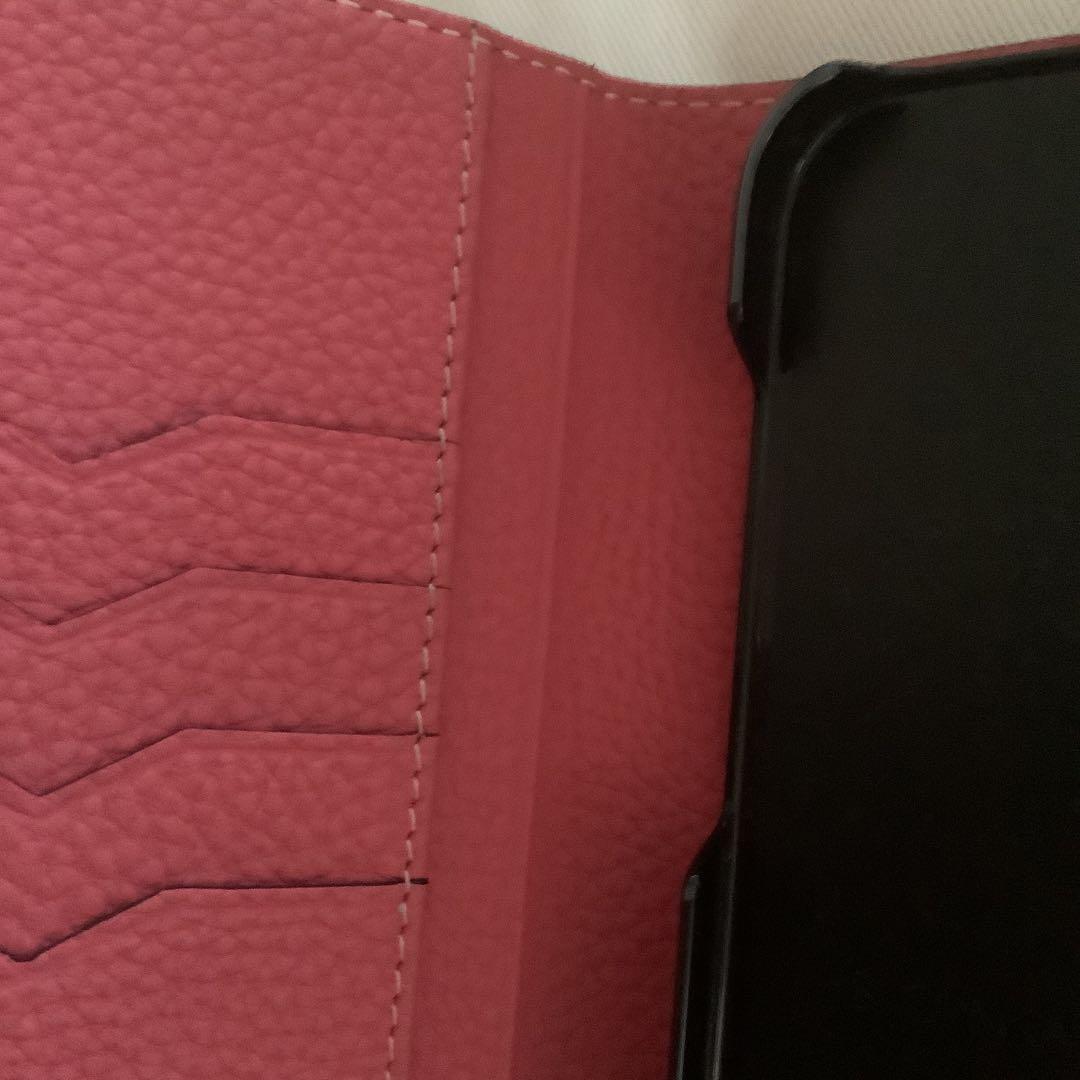 BONAVENTURA 手帳型 iPhone15plusケース ピンク