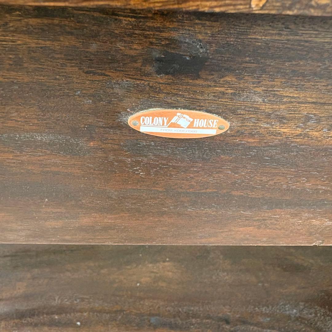 コロニーハウス コンソールテーブル 猫脚 木製彫刻 アンティーク 飾り棚