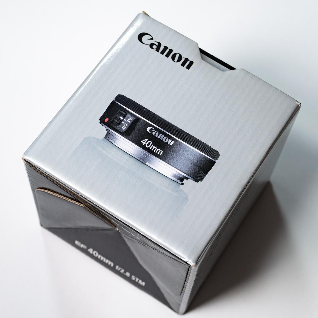 Canon EF40mm F2.8 STM 単焦点レンズ 保護フィルム付き