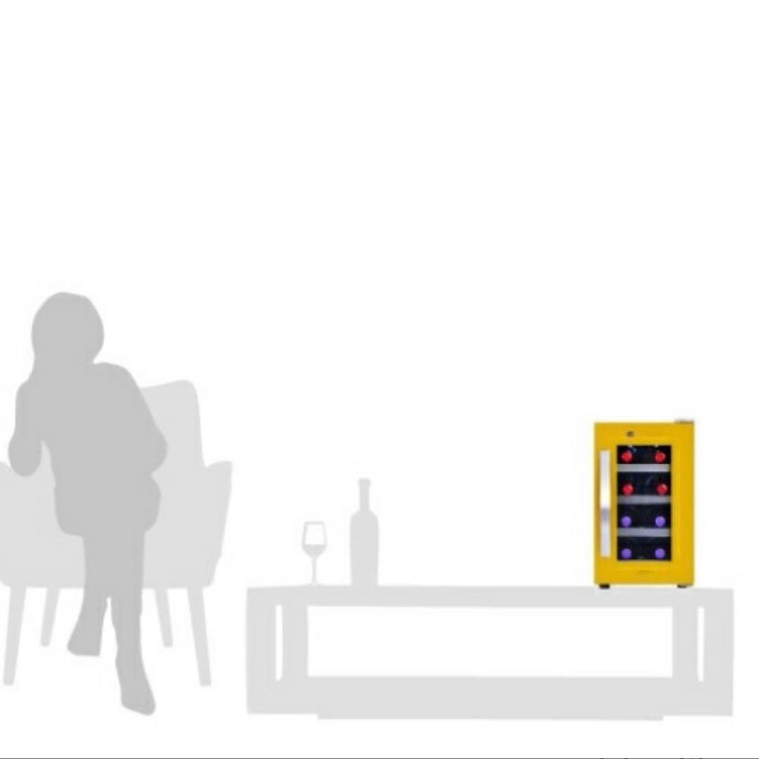 新品　デバイスタイルDeviceStyle ワインセラー CE-8W-Y 8本用