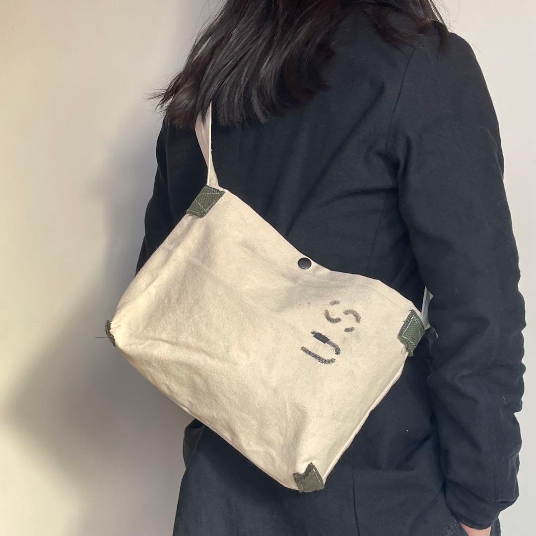 【1点物】アメリカ軍　ビンテージ　ミリタリー　ショルダーバッグ　50s 60s