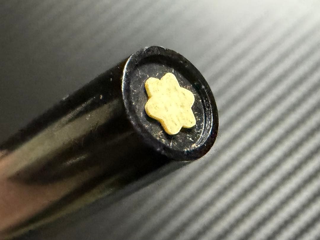 美品 吸入式 モンブラン No.221 ブラック F 細字 万年筆