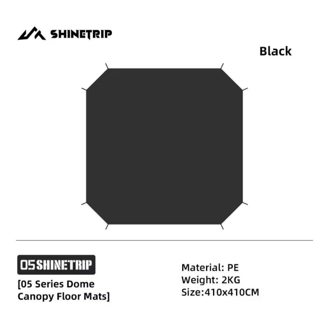 ShineTrip 屋外テント PU3000MM 防水シルバーコーティング！