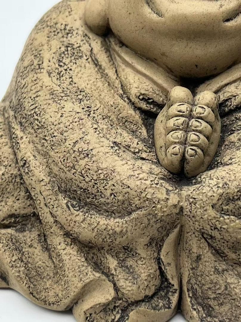 民国 紫砂布袋和尚 置物　茶道具　骨董品　唐物 中国古美術(F-178)