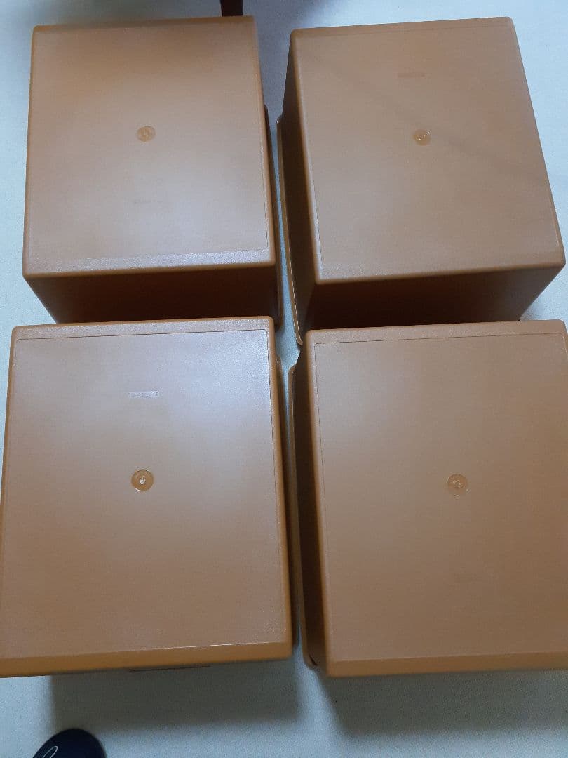 タッパーウェア　ディープスーパーケース収納ケース4個セット