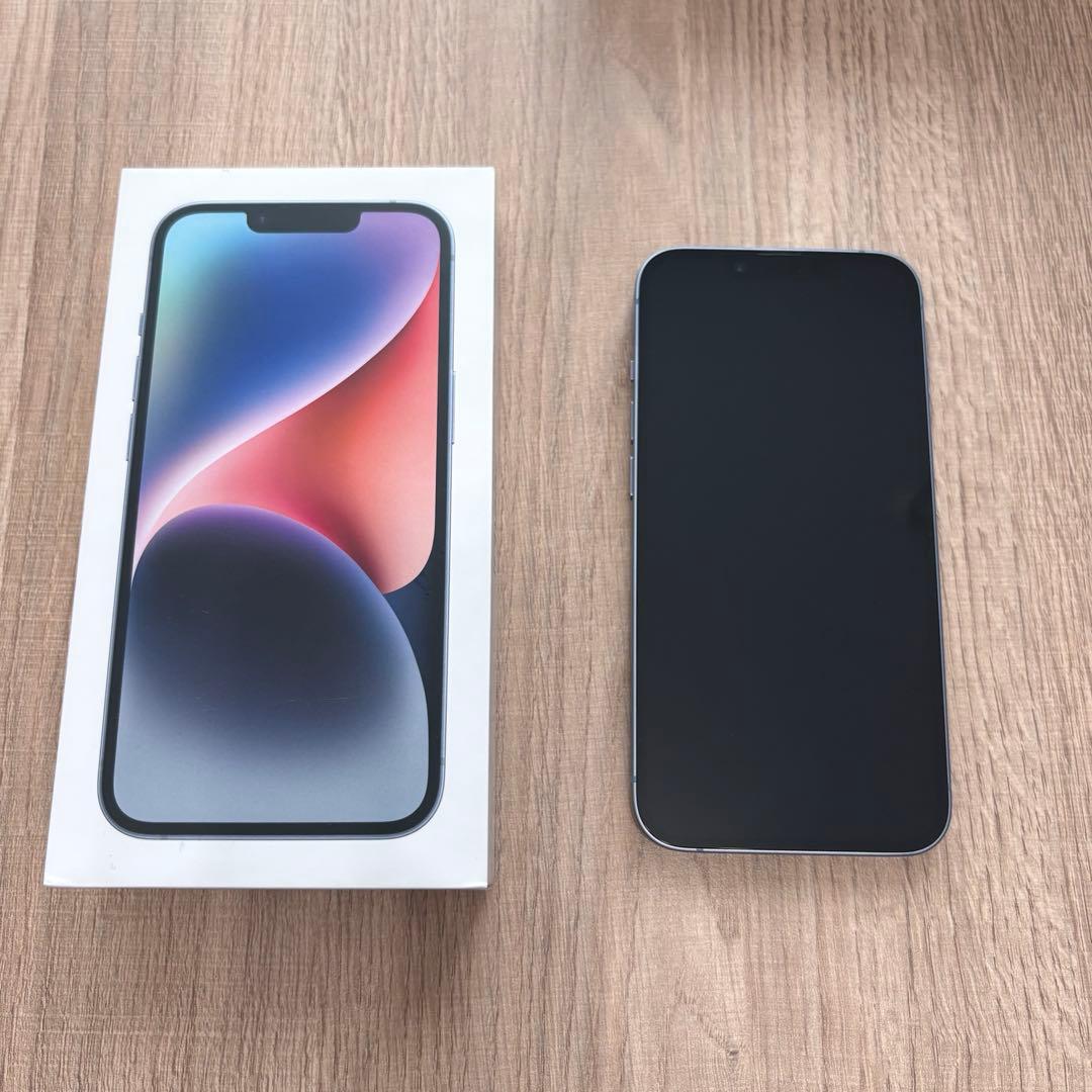 iPhone14 128GB SIMフリー 最大容量100% 付属品あり 美品