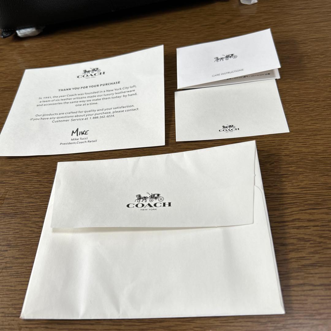 コーチ　リュック　ブラック