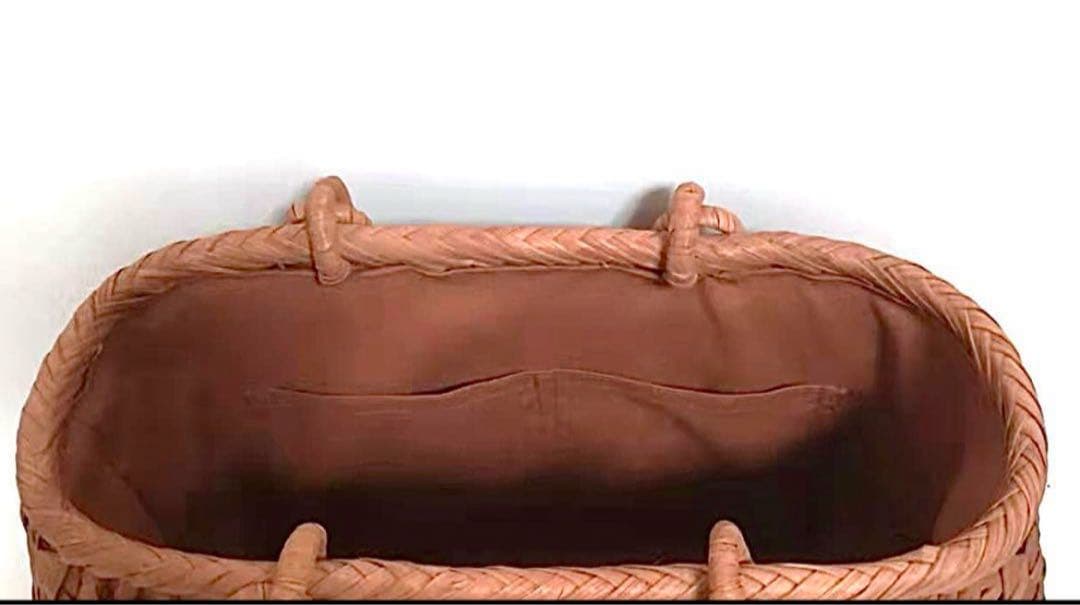 山葡萄バッグ楕円網代