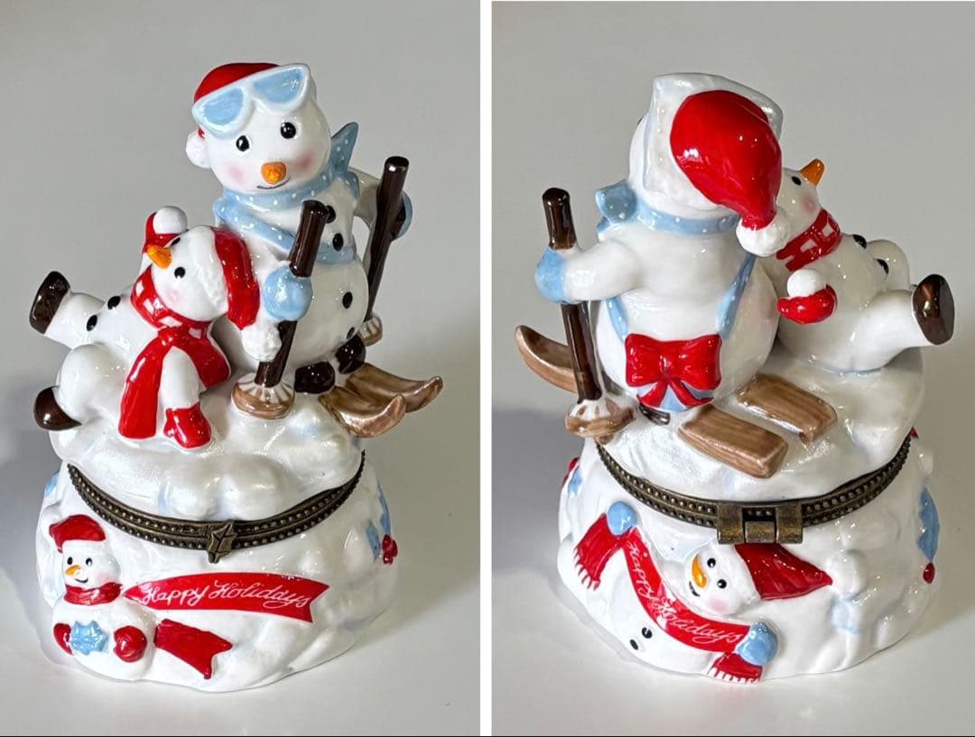 Villeroy & Bochビレロイ&ボッホ クリスマスヒンジボックス4点