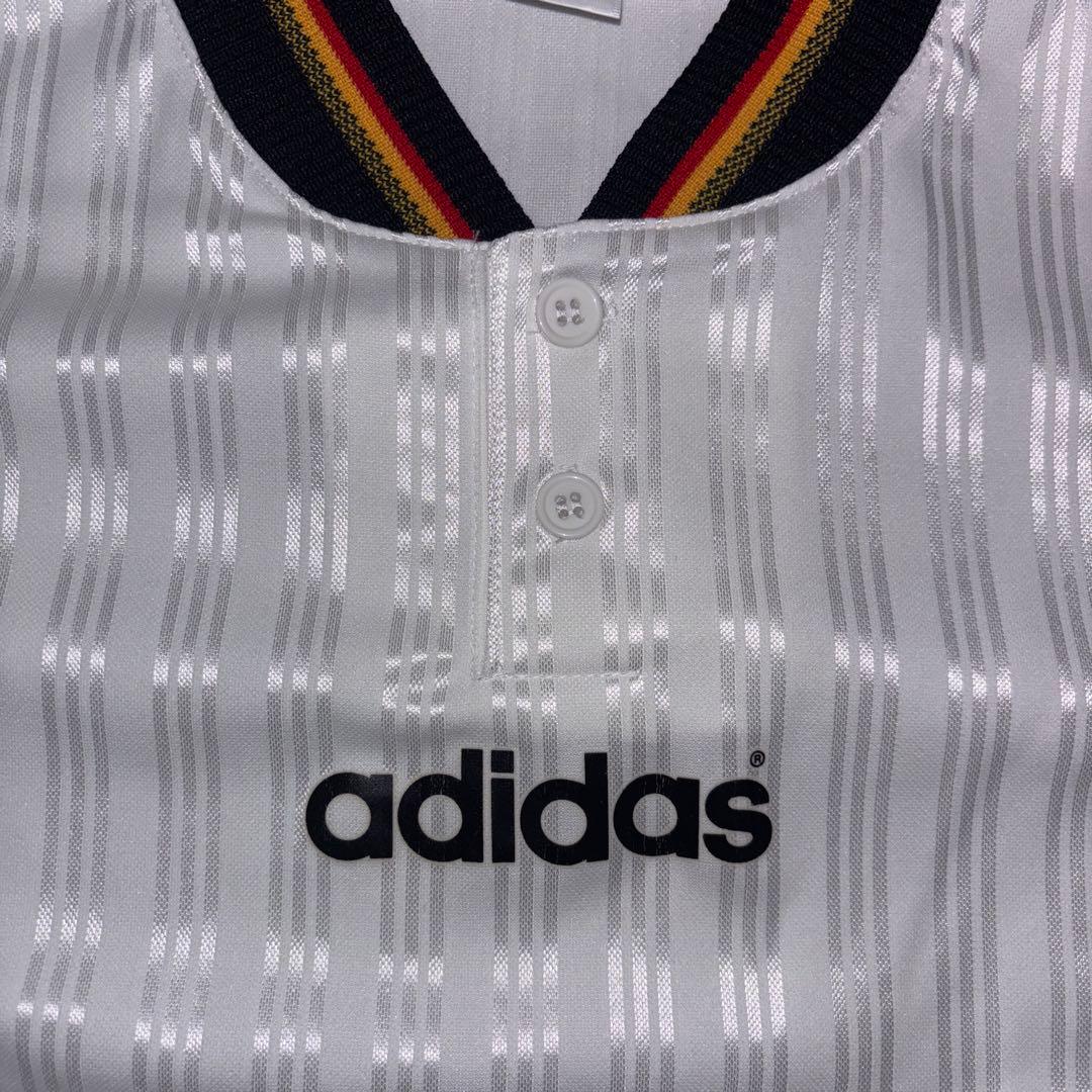 レア　90s アディダス　ドイツ代表　ゲームシャツ　ウェア　デサント製