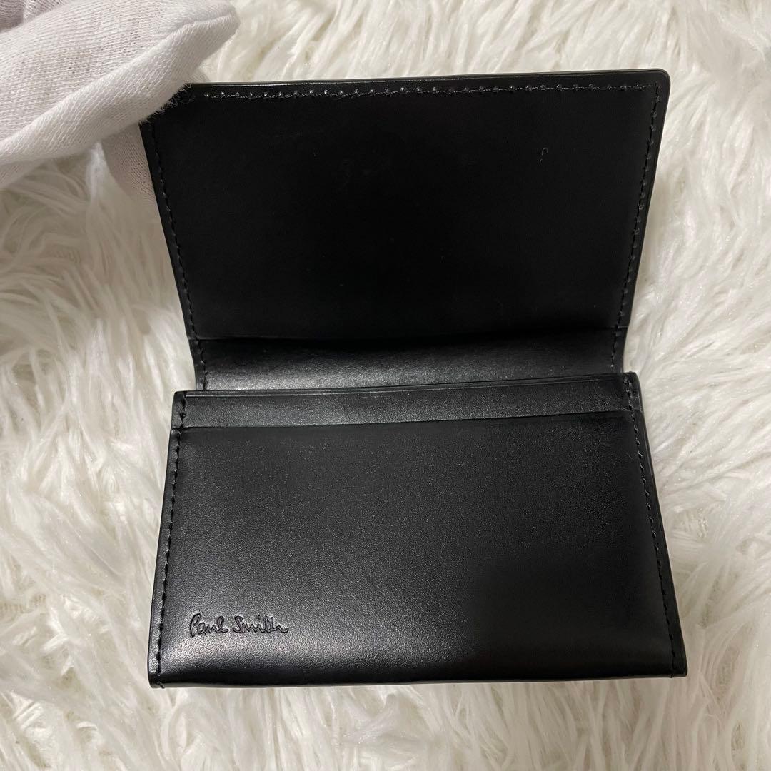 【美品】ポールスミス　名刺入れ　カードケース　ブラック