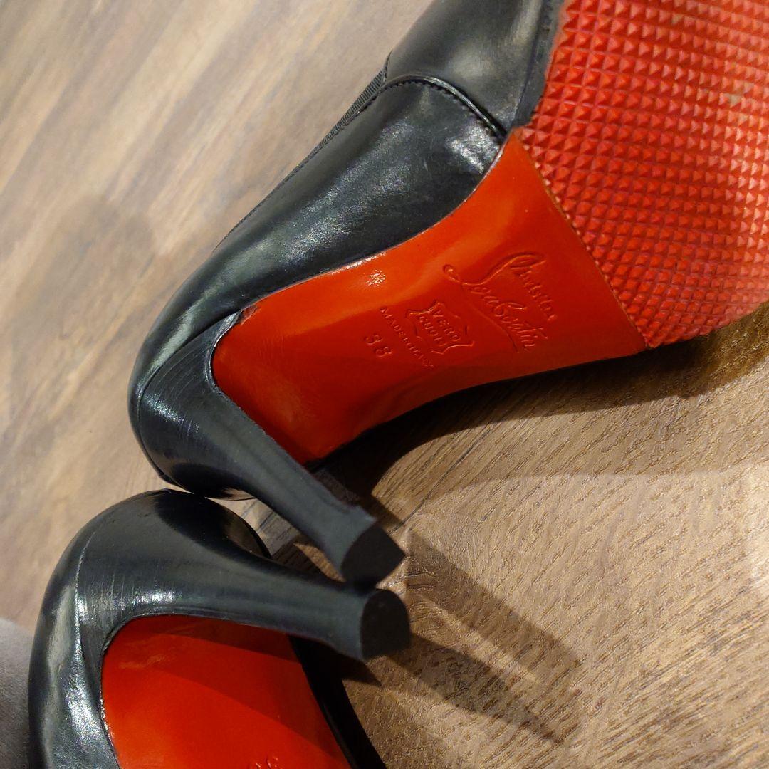 Christian Louboutin サイドゴアブーツ 38 ブラック
