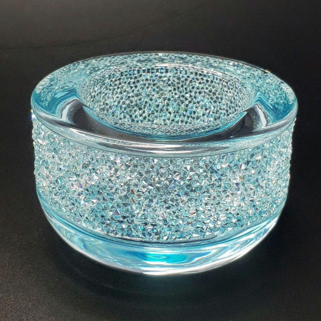 スワロフスキー【SWAROVSKI】　クリスタル置物　小物入れ　オブジェ