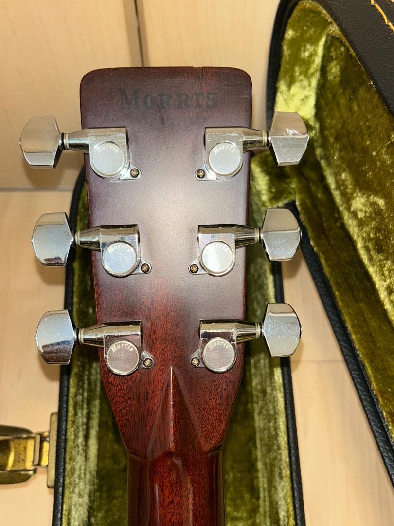 Morris　モーリス　W-80　アコースティックギター ハードケース付き