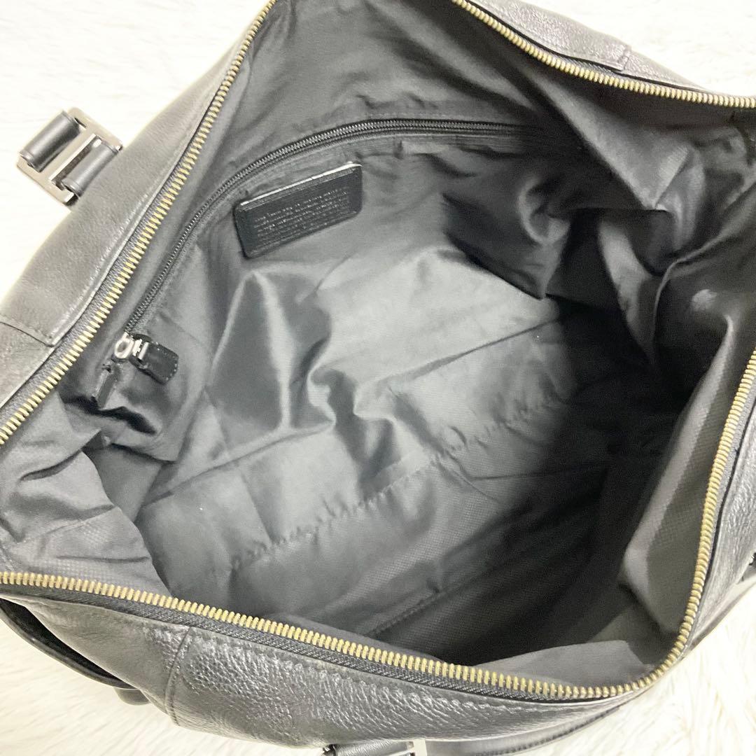 【希少品✨】トゥミ　トートバッグ　ビジネスバッグ　ビーコンヒル　オールレザー　黒