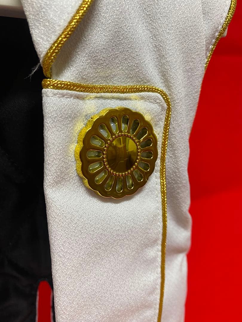 徳川家康　五月人形　兜飾り　白陣羽織付き兜平飾り　龍虎柄