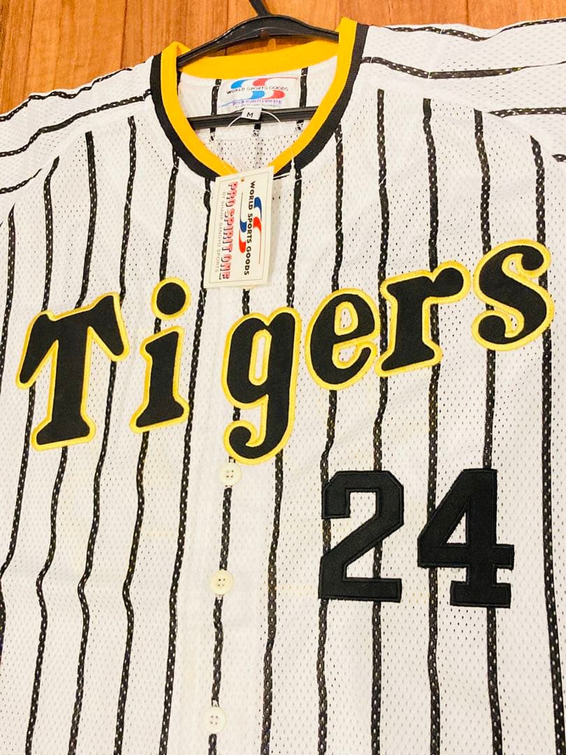 新品未使用　タグ付き　阪神タイガース 復刻　ユニフォーム　桧山進次郎　桧山　M