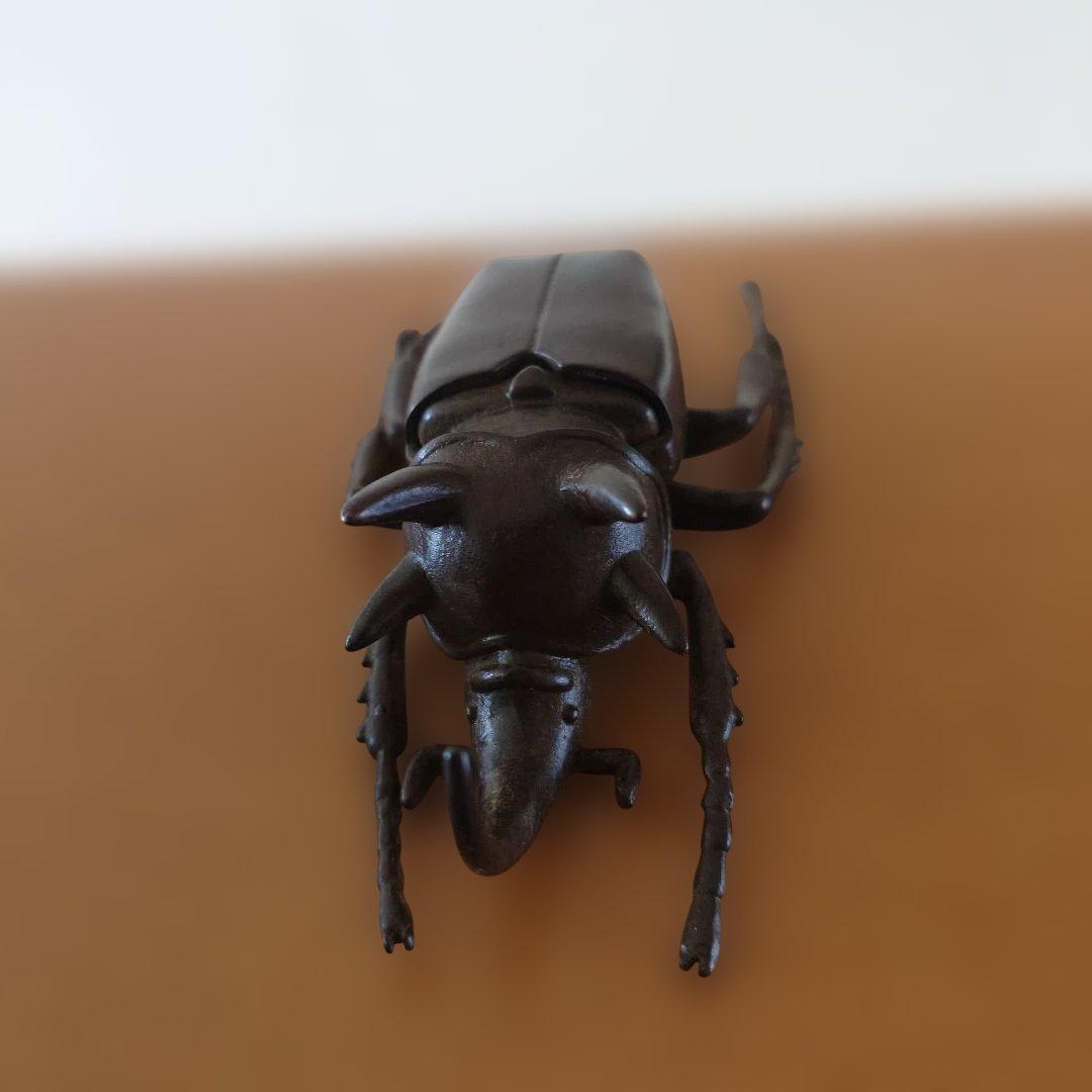 銅製　ゴホンヅノカブト　カブトムシ