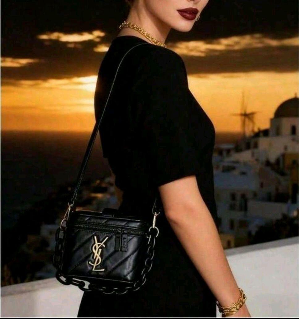 イヴサンローラン ノベルティ ショルダーバッグ バニティポーチ メイクボックス