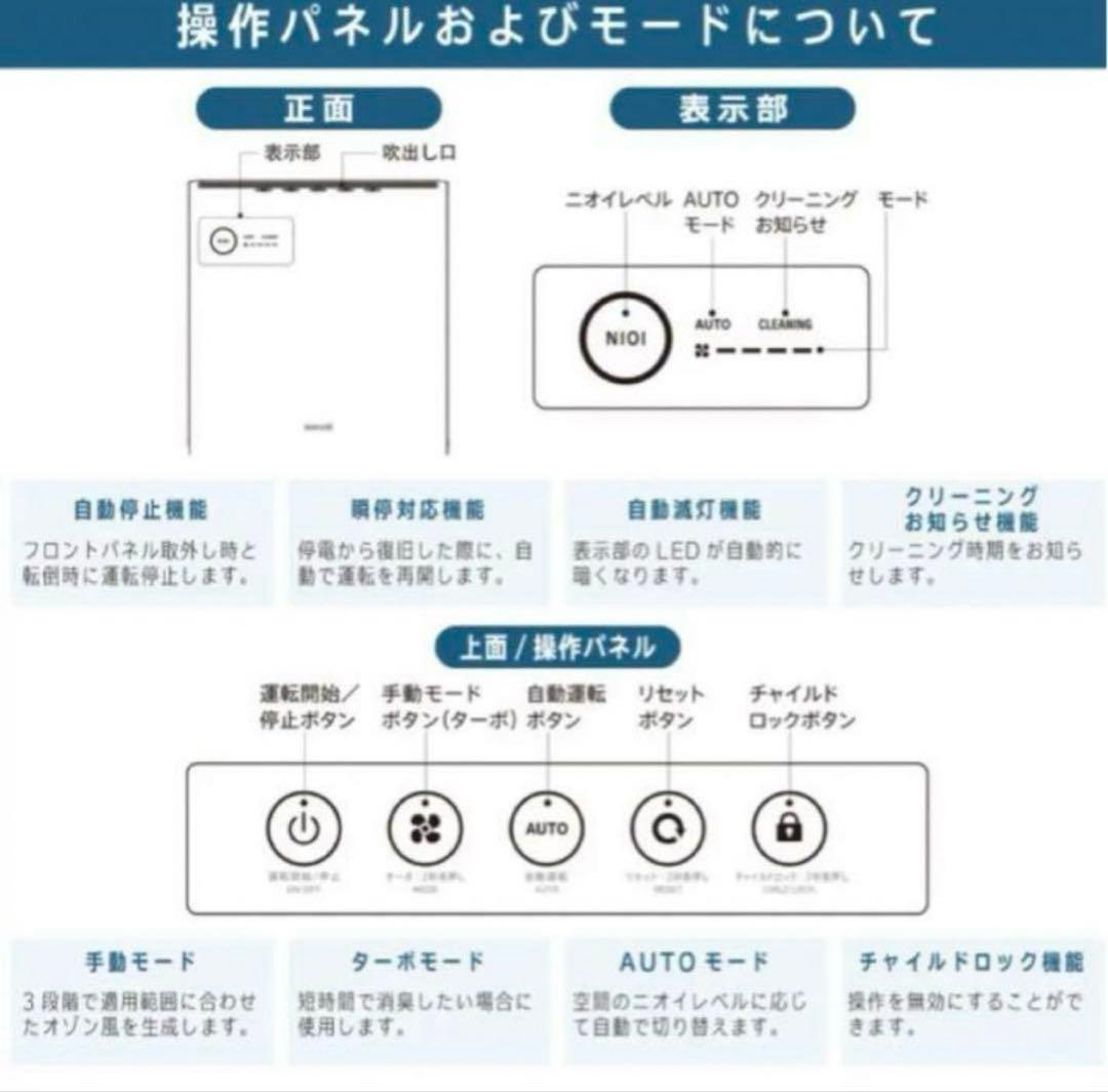 【マクセルmaxell】 MXAP-AE400 オゾン除菌消臭器 オゾネオ