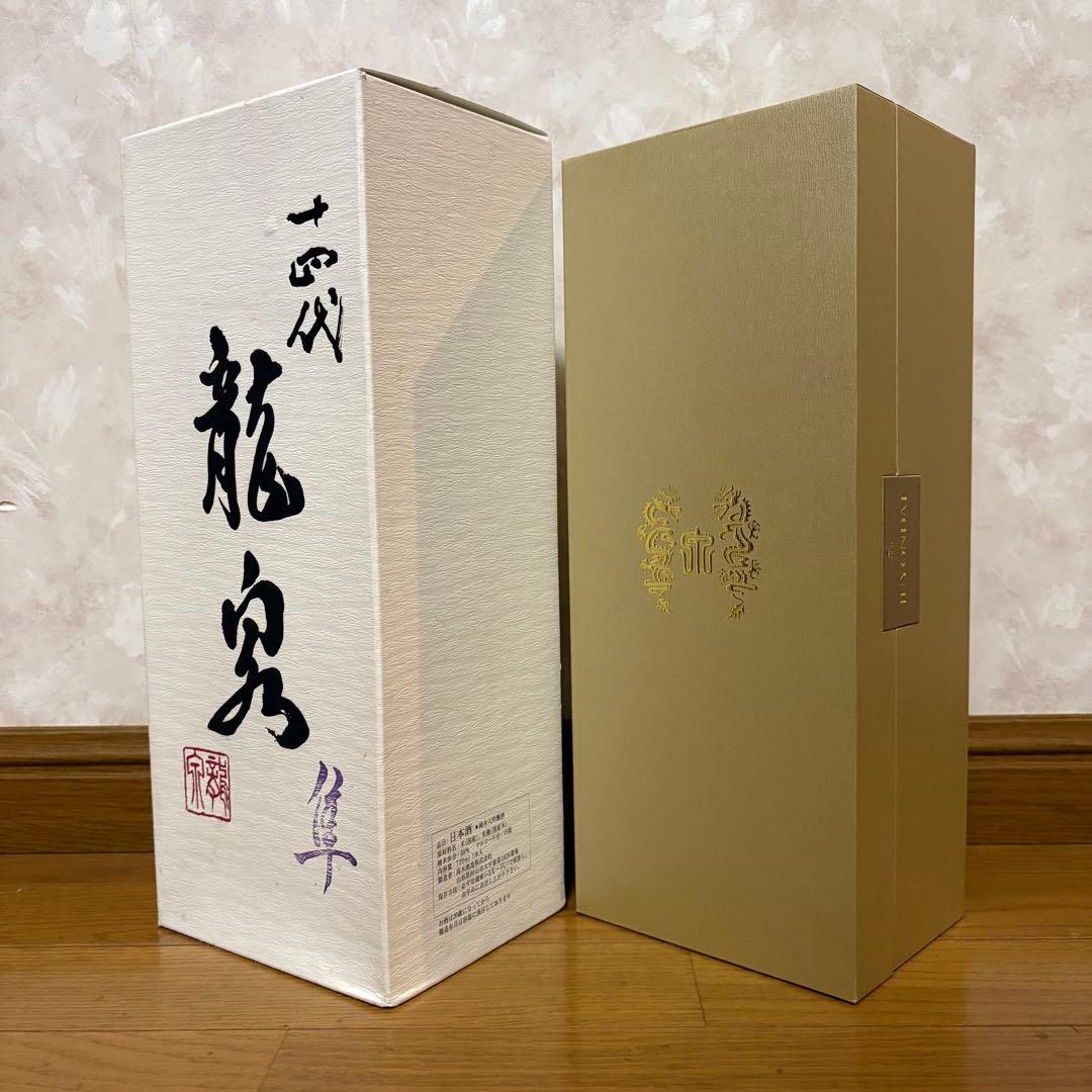 【空瓶】2024年 十四代 龍泉 隼　純米大吟醸 720ml 箱付き 未洗浄品