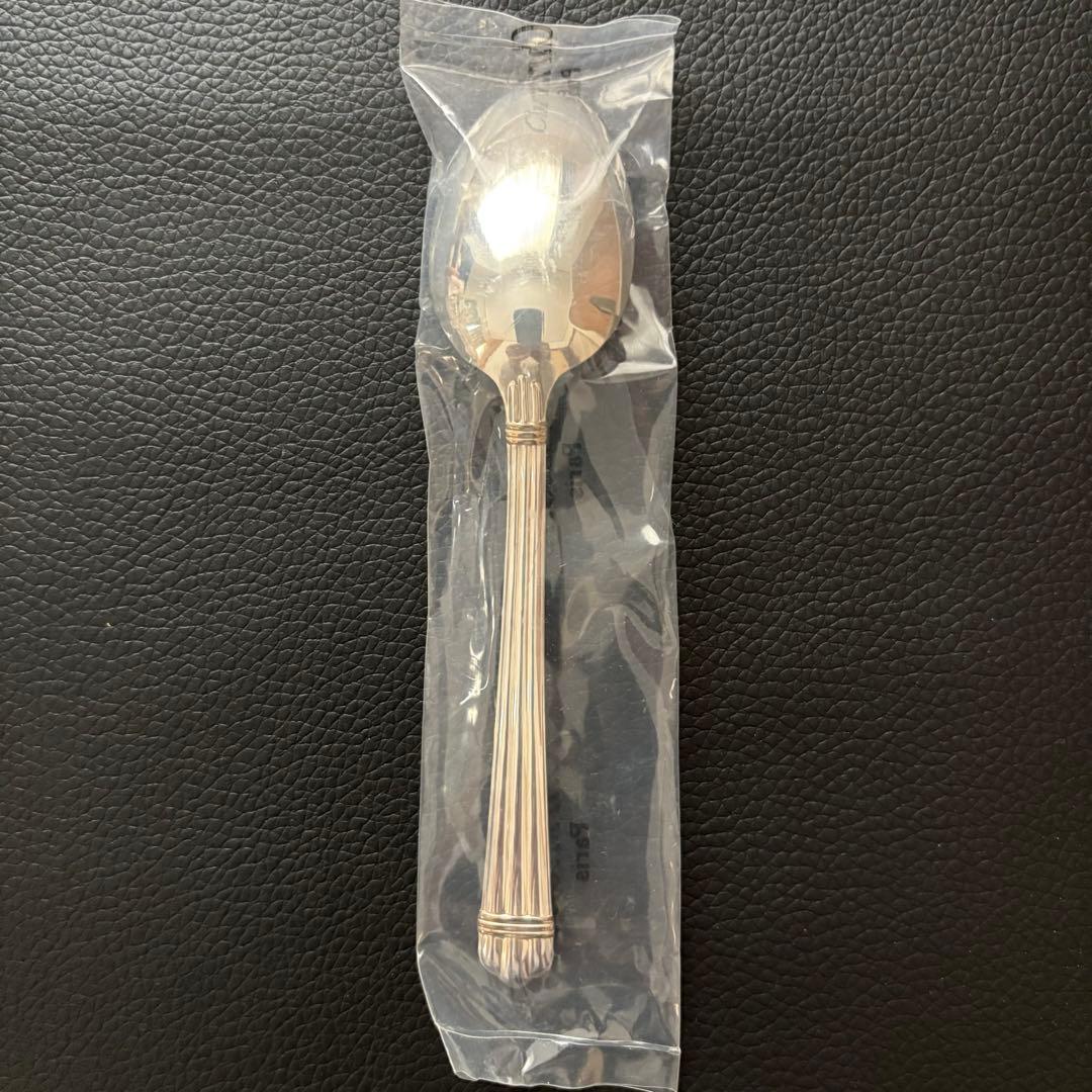 未開封クリストフル　アリアゴールドリング　コーヒースプーン6点　ボックス付き