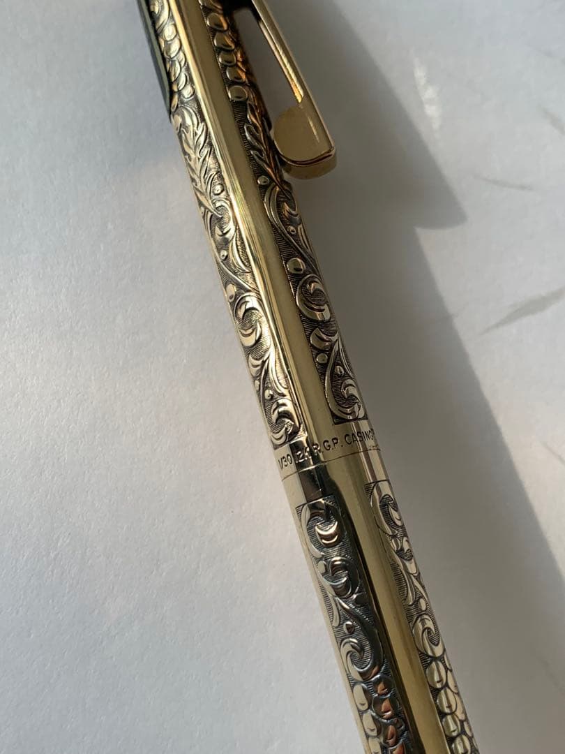 Sheaffer 12K RGP ボールペン ぶどう柄