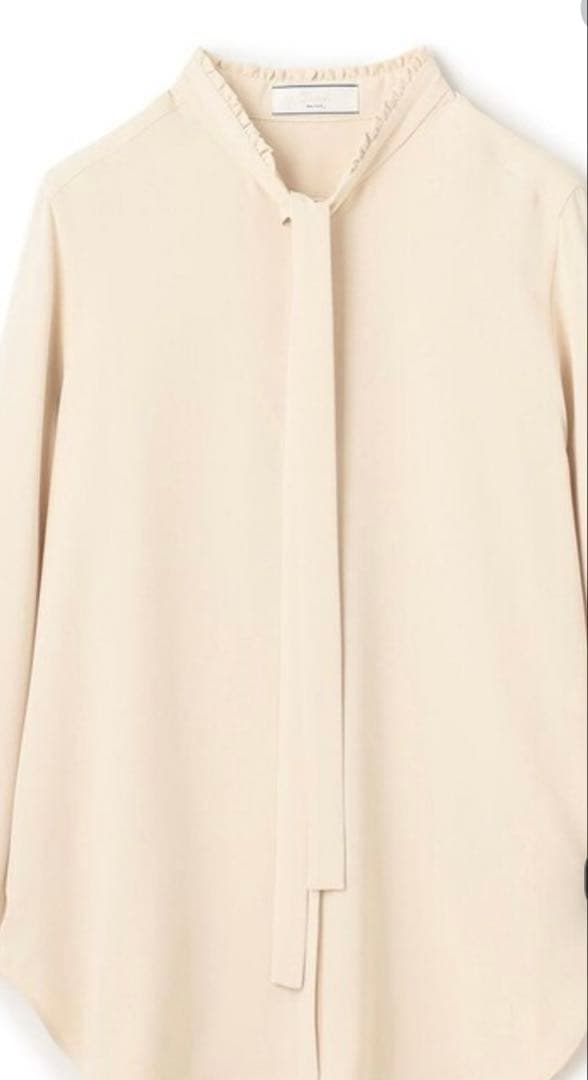 Beige, ベイジ　EVA ボウタイブラウス　サイズ4 シアーオレンジ