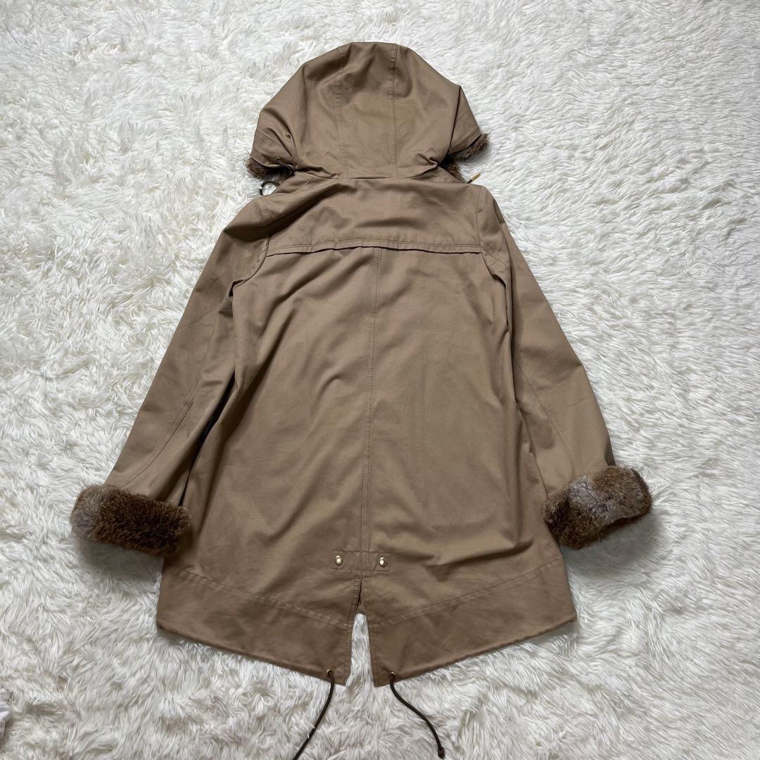 BURBERRY BLUE LABEL 2way モッズコート ライナー付き