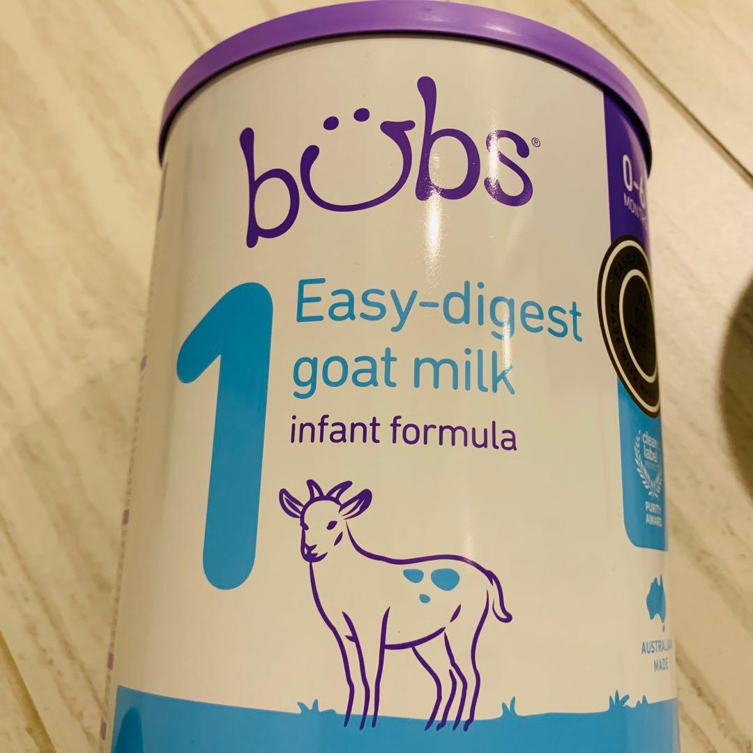 【最速発送】bubsバブズ・やぎ山羊A2粉ミルク ステップ1(0〜6ヶ月)1缶