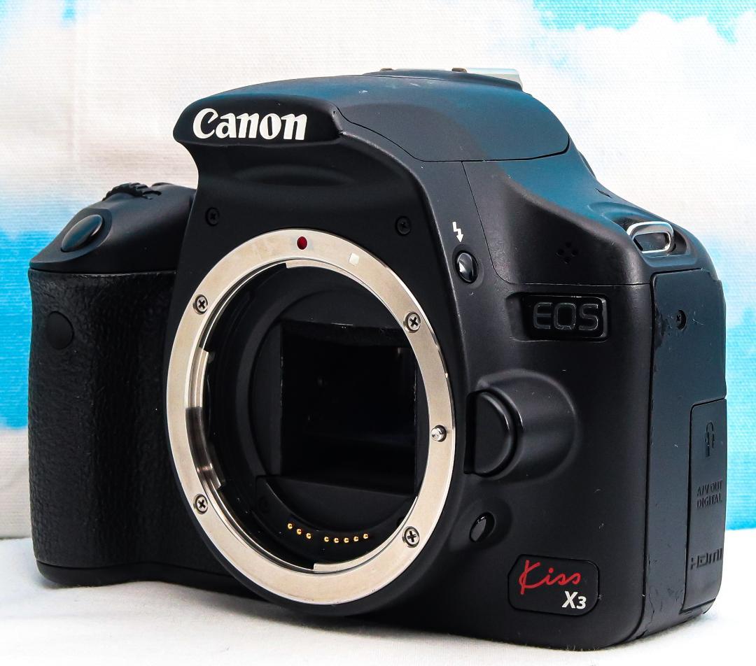 キャノン Canon Kiss X3⭐️スマホに転送♪⭐️超望遠ダブルレンズ