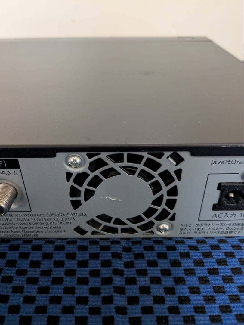 SHARP ブルーレイレコーダー リモコン付き 2TB