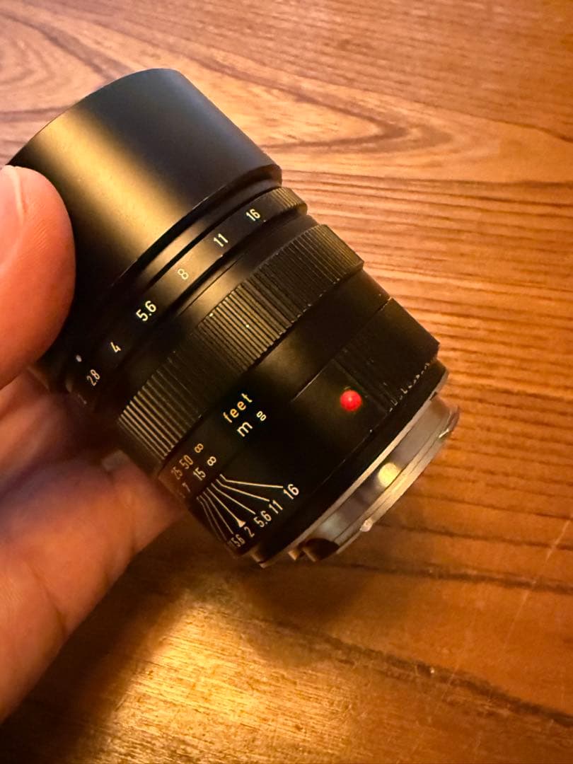Leica Summicron 90mm F2 3rd 外観のみ少しスレ光学良好