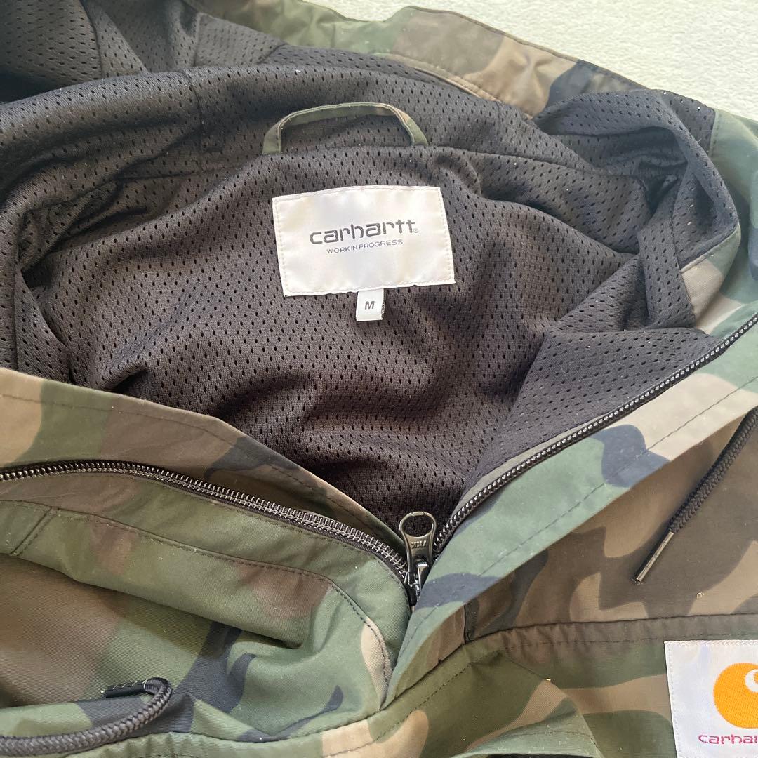 Carhartt カモ柄　ナイロンジャケット　アノラックジャケット M