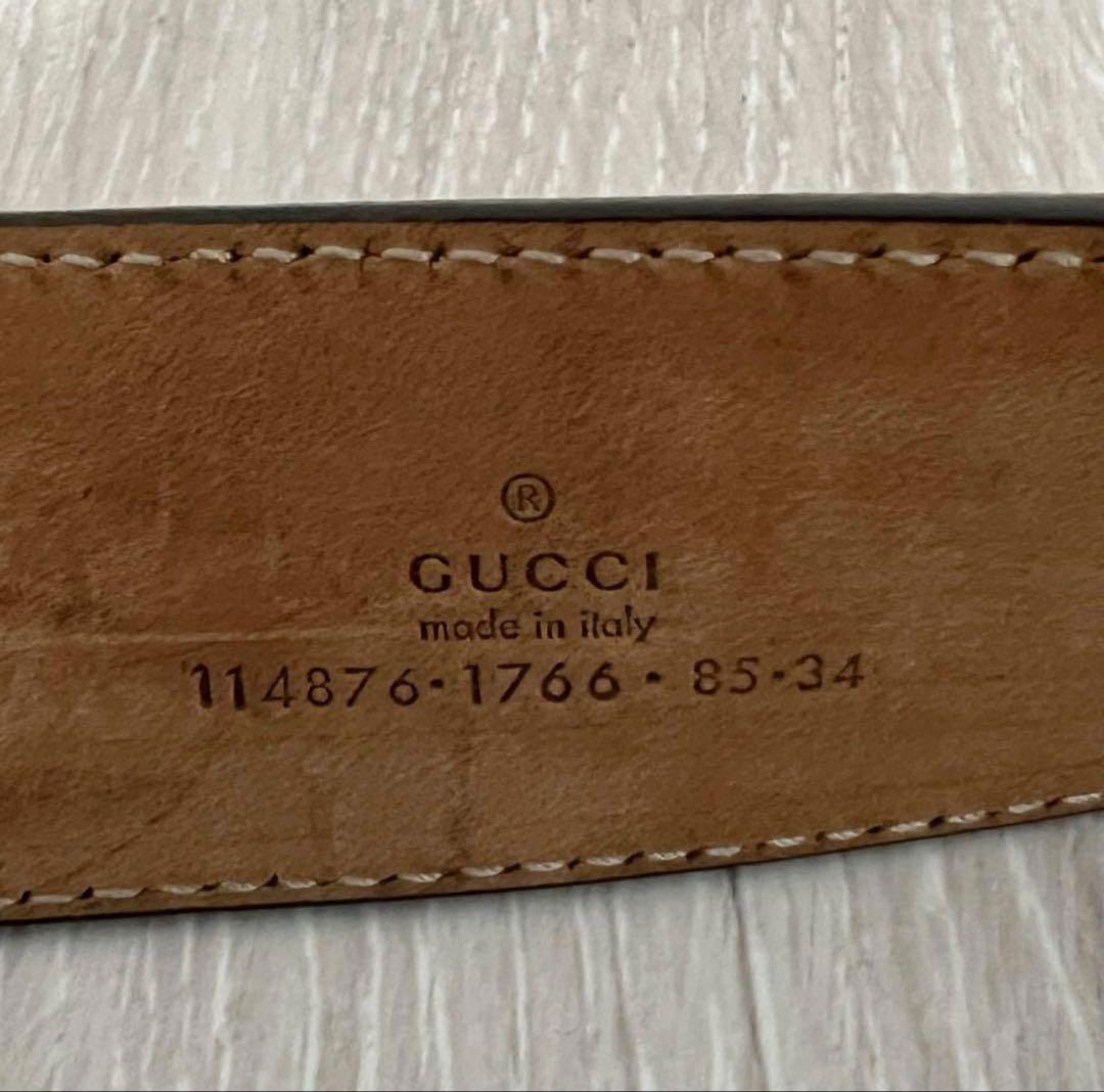 Gucci ベルト ダブルGロゴ ベージュ