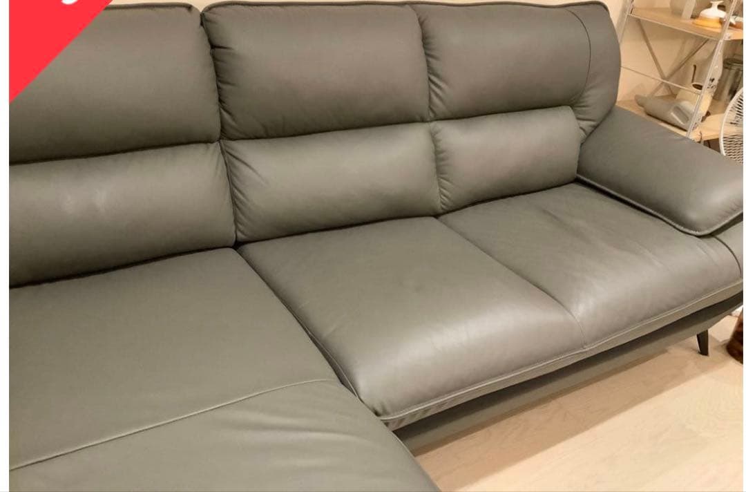 ニトリ　ソファ　ダークグレー　①