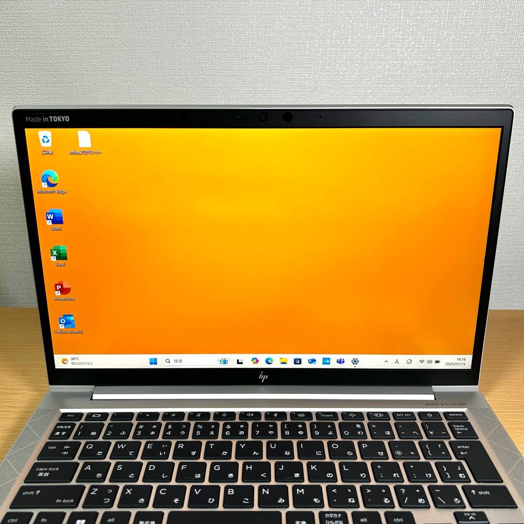 美品 HP 830G8 i7 512GB 16GB 13インチ FHD 軽量