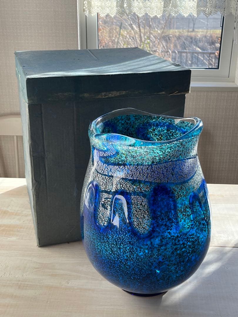 琉球ガラス　大城尚也作　美術品