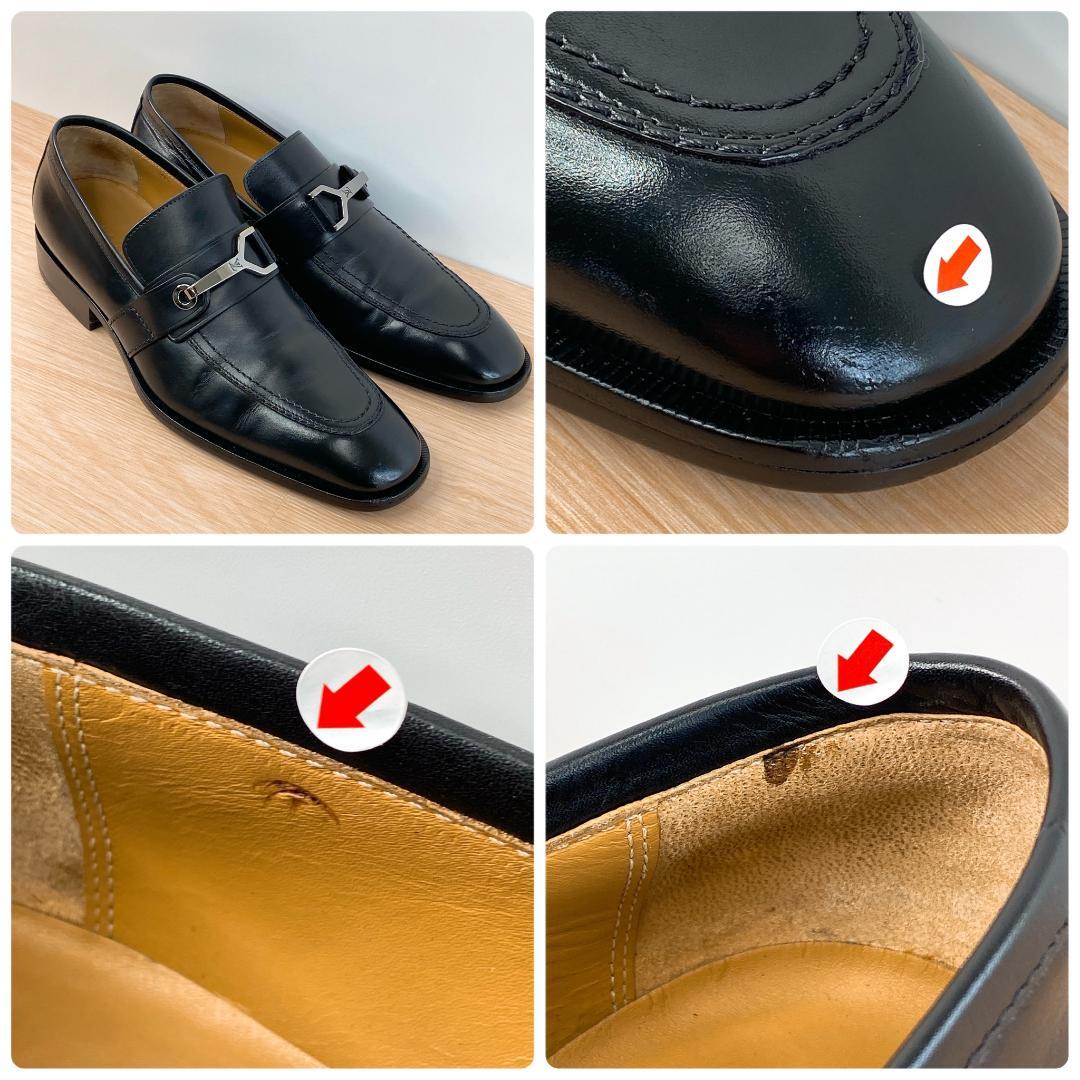 ルイヴィトン ビジネスシューズ 革靴 ビットローファー ブラック 黒 26.5㎝