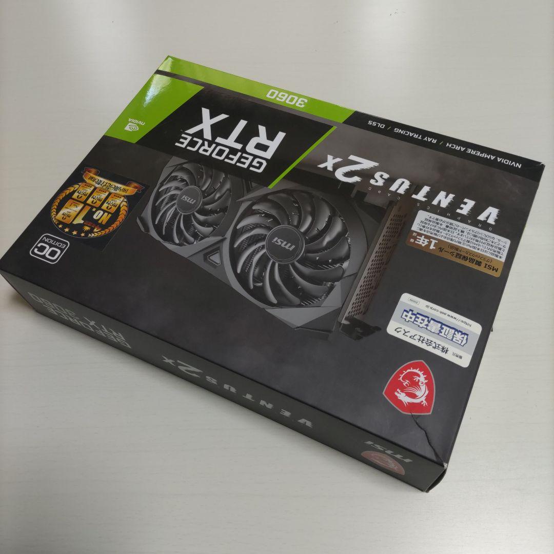 MSI VENTUS 2X RTX 12G 3060 VD7553 本体