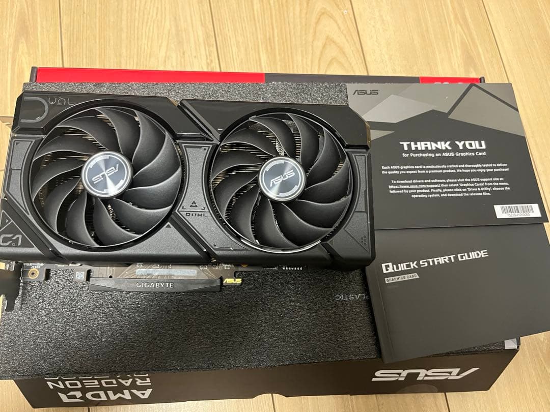 グラフィックボード・グラボ・ビデオカード ASUS RADEON RX7600